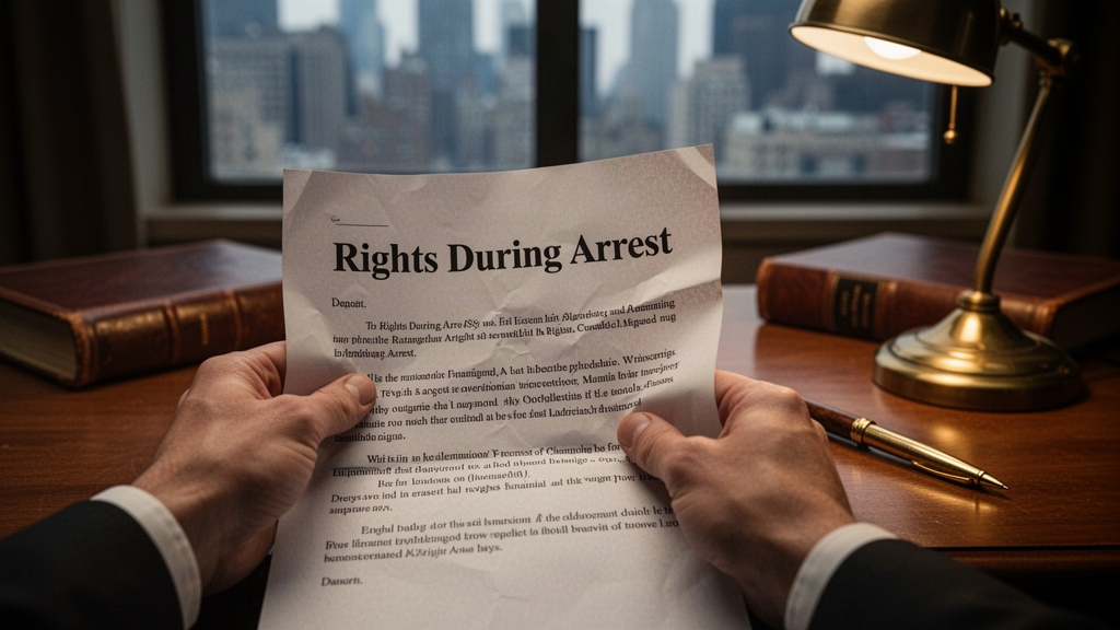 Protéger vos droits lors d'une arrestation : conseils essentiels